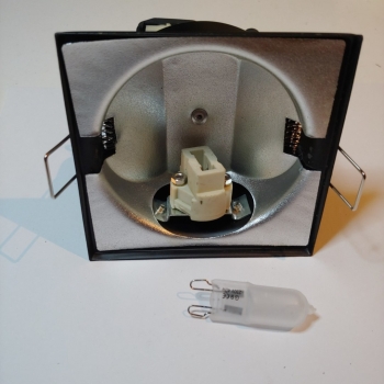 Lampka sufitowa z satynowym szkłem G9 [22230000705]